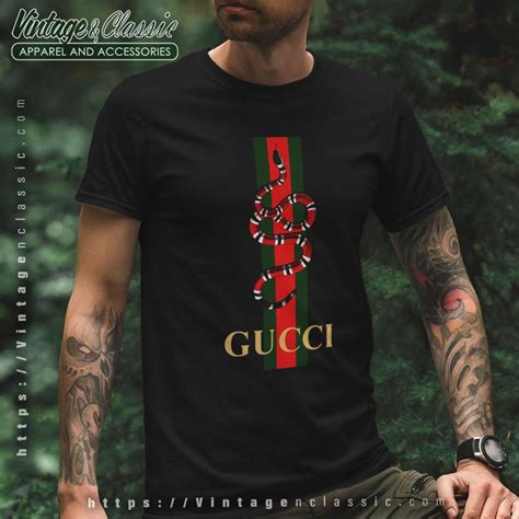 gucci snake t shirt women|Gucci shirt snake collar.